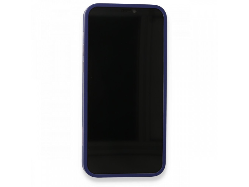 Newface iPhone 12 Pro Kılıf 360 Hayalet Full Body Silikon Kapak - Mavi