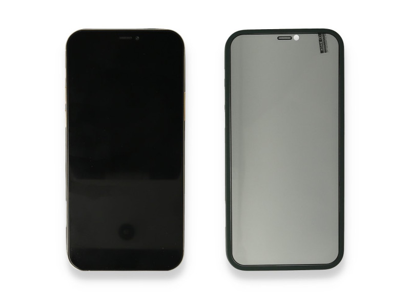 Newface iPhone 12 Pro Kılıf 360 Hayalet Full Body Silikon Kapak - Yeşil