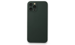 Newface iPhone 12 Pro Kılıf 360 Hayalet Full Body Silikon Kapak - Yeşil