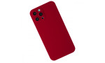Newface iPhone 12 Pro Kılıf 360 Mat Full Body Silikon Kapak - Kırmızı