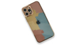Newface iPhone 12 Pro Kılıf Çiçekli Silikon - Kırmızı