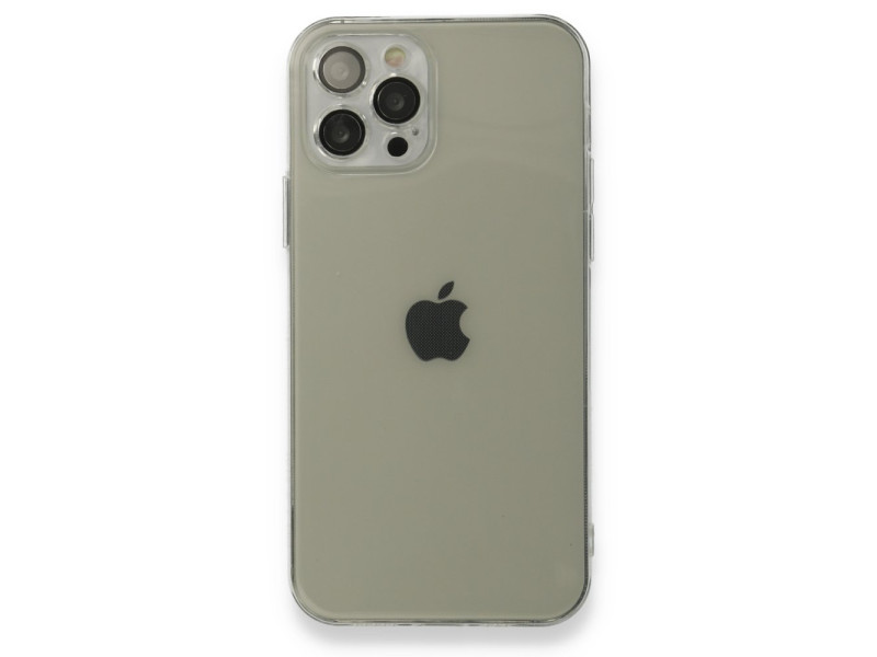 Newface iPhone 12 Pro Kılıf Fly Lens Silikon - Şeffaf