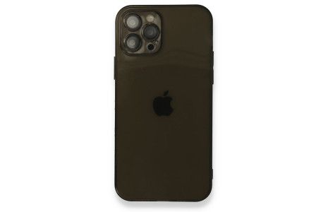 Newface iPhone 12 Pro Kılıf Fly Lens Silikon - Siyah
