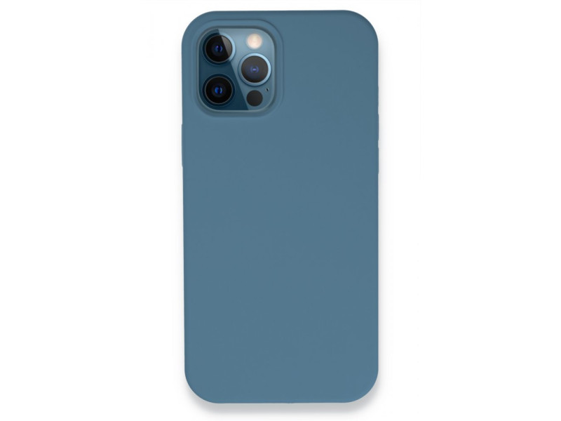Newface iPhone 12 Pro Kılıf Lansman Legant Silikon - Açık Mavi