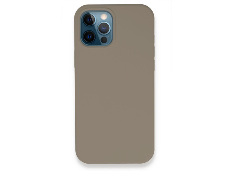 Newface iPhone 12 Pro Kılıf Lansman Legant Silikon - Bej