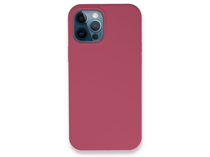 Newface iPhone 12 Pro Kılıf Lansman Legant Silikon - Fuşya