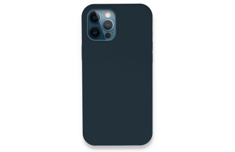 Newface iPhone 12 Pro Kılıf Lansman Legant Silikon - Gece Mavisi