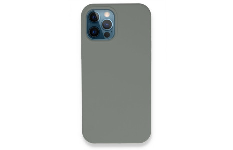 Newface iPhone 12 Pro Kılıf Lansman Legant Silikon - Gri