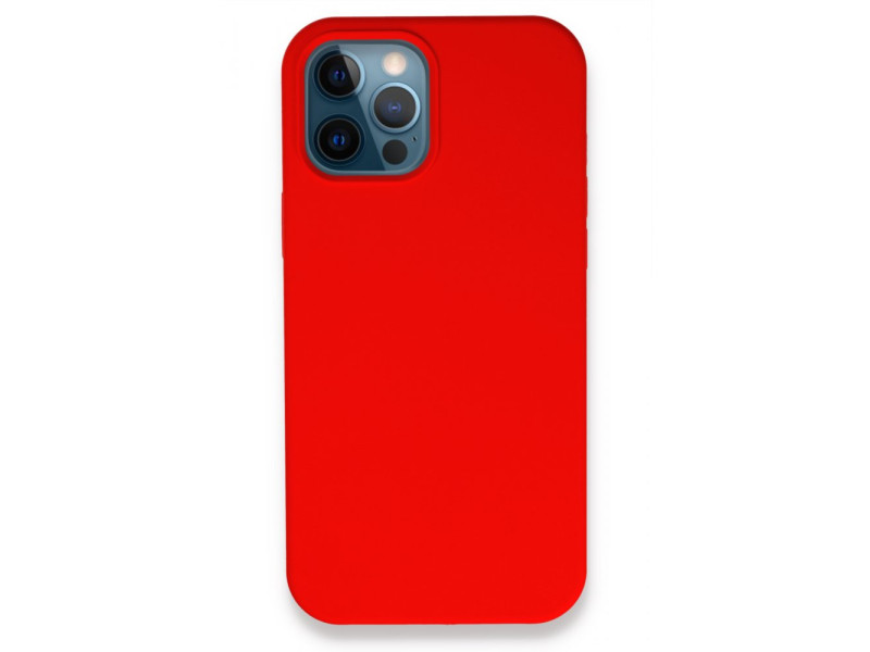 Newface iPhone 12 Pro Kılıf Lansman Legant Silikon - Kırmızı