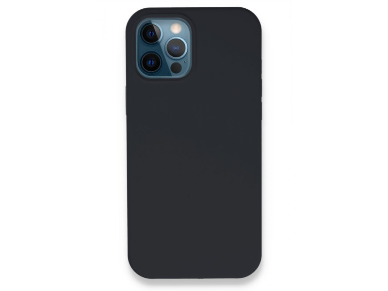 Newface iPhone 12 Pro Kılıf Lansman Legant Silikon - Koyu Gri