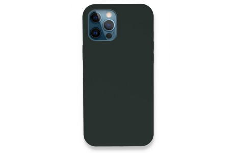 Newface iPhone 12 Pro Kılıf Lansman Legant Silikon - Koyu Yeşil