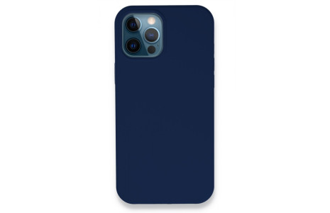 Newface iPhone 12 Pro Kılıf Lansman Legant Silikon - Lacivert