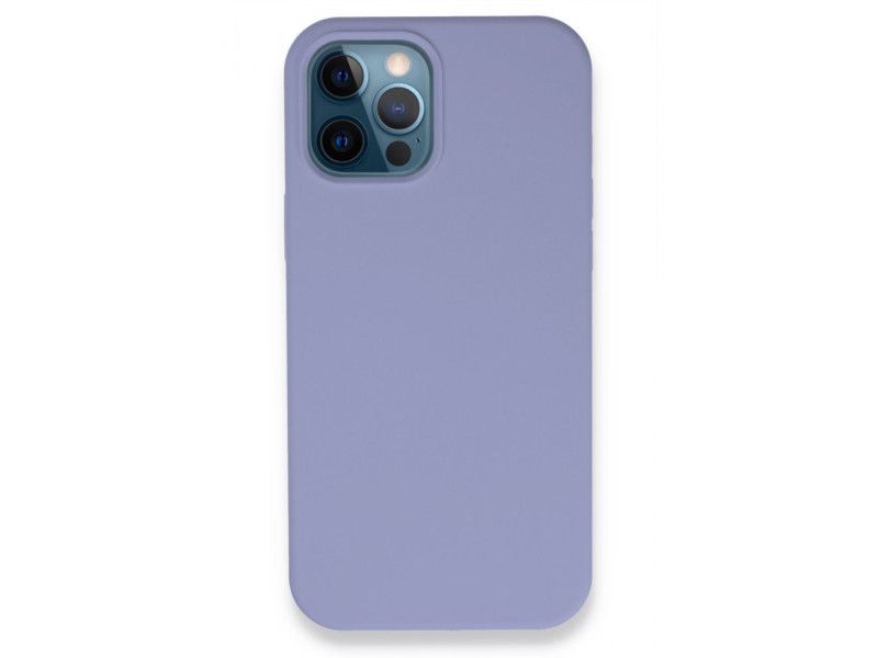 Newface iPhone 12 Pro Kılıf Lansman Legant Silikon - Lila