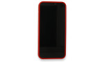 Newface iPhone 12 Pro Max Kılıf 360 Hayalet Full Body Silikon Kapak - Kırmızı