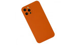 Newface iPhone 12 Pro Max Kılıf 360 Hayalet Full Body Silikon Kapak - Turuncu
