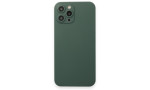 Newface iPhone 12 Pro Max Kılıf 360 Hayalet Full Body Silikon Kapak - Yeşil