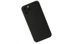 Newface iPhone 12 Pro Max Kılıf 360 Mat Full Body Silikon Kapak - Siyah