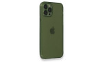 Newface iPhone 12 Pro Max Kılıf Fly Lens Silikon - Yeşil