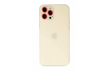 Newface iPhone 12 Pro Metal Kamera Lens - Kırmızı