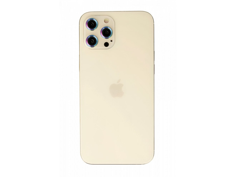Newface iPhone 12 Pro Metal Kamera Lens - Rainbow