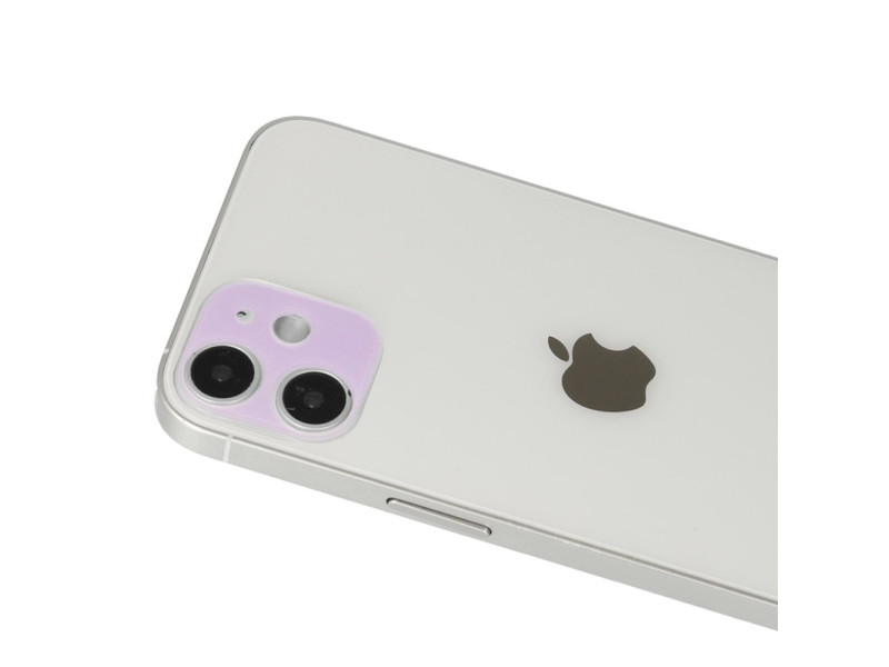 Newface iPhone 12 Rainbow Kamera Lens Koruma Cam - Mor