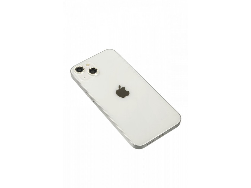 Newface iPhone 13 Mini Diamond Kamera Lens - Gümüş