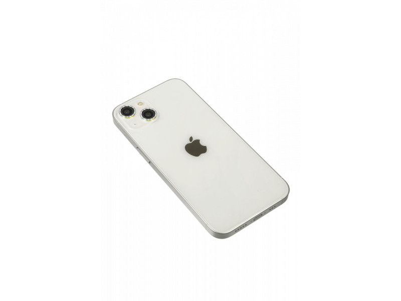 Newface iPhone 13 Mini Diamond Kamera Lens - Rainbow