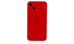 Newface iPhone 13 Kılıf 360 Full Body Silikon Kapak - Kırmızı