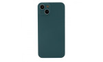 Newface iPhone 13 Kılıf 360 Mat Full Body Silikon Kapak - Koyu Yeşil