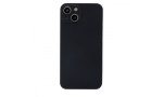 Newface iPhone 13 Kılıf 360 Mat Full Body Silikon Kapak - Siyah