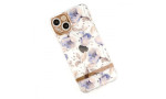 Newface iPhone 13 Kılıf Çiçekli Silikon - Lila