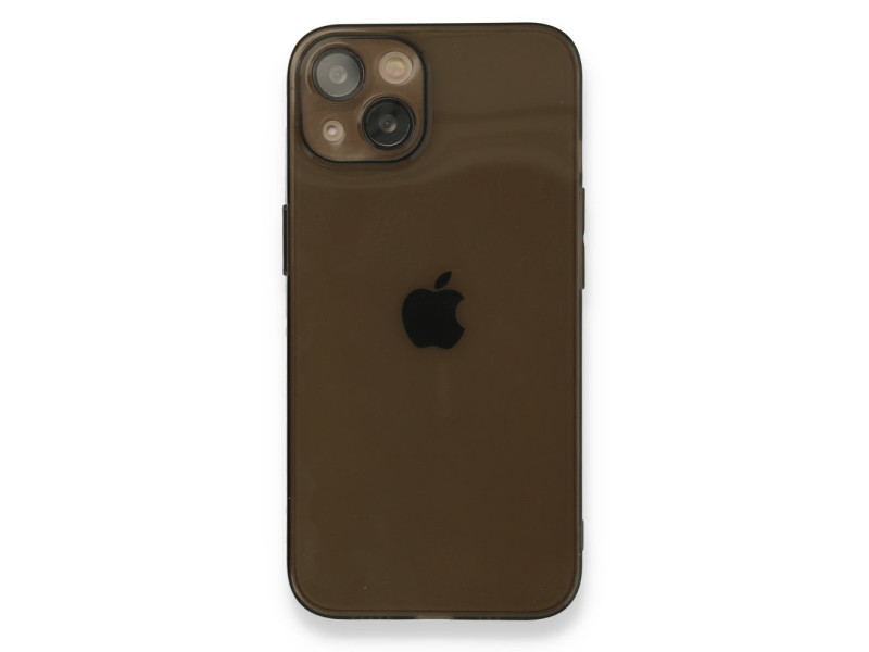 Newface iPhone 13 Kılıf Fly Lens Silikon - Siyah