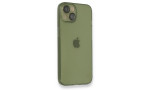 Newface iPhone 13 Kılıf Fly Lens Silikon - Yeşil