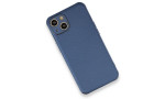 Newface iPhone 13 Kılıf Harbon Silikon - Mavi