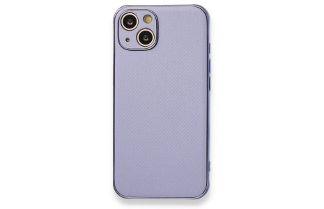 Newface iPhone 13 Kılıf Harbon Silikon - Mor
