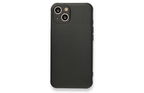 Newface iPhone 13 Kılıf Harbon Silikon - Siyah