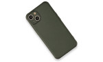 Newface iPhone 13 Kılıf Harbon Silikon - Yeşil