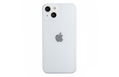 Newface iPhone 13 Kılıf Karbon PP Silikon - Şeffaf