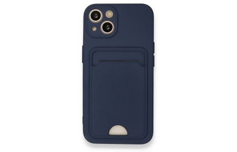 Newface iPhone 13 Kılıf Kelvin Kartvizitli Silikon - Lacivert