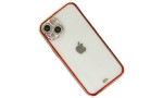 Newface iPhone 13 Kılıf Liva Taşlı Silikon - Kırmızı