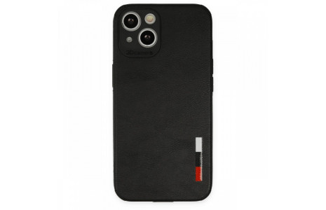 Newface iPhone 13 Kılıf Loop Deri Silikon - Siyah