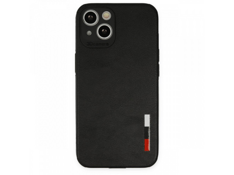 Newface iPhone 13 Kılıf Loop Deri Silikon - Siyah