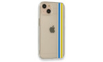 Newface iPhone 13 Kılıf Prime Silikon - Mavi-Sarı