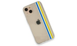 Newface iPhone 13 Kılıf Prime Silikon - Mavi-Sarı