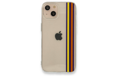 Newface iPhone 13 Kılıf Prime Silikon - Sarı-Turuncu