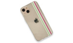 Newface iPhone 13 Kılıf Prime Silikon - Yeşil-Pembe