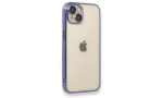 Newface iPhone 13 Kılıf Razer Lensli Silikon - Mor