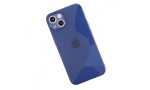 Newface iPhone 13 Kılıf S Silikon - Mavi