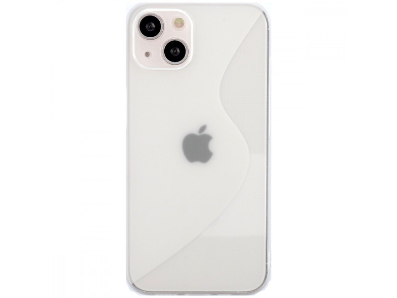 Newface iPhone 13 Kılıf S Silikon - Şeffaf
