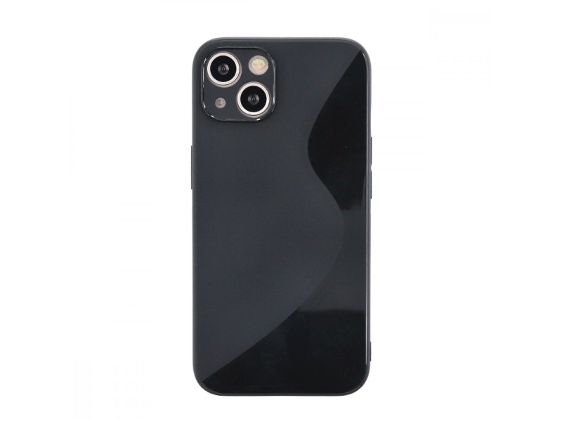 Newface iPhone 13 Kılıf S Silikon - Siyah